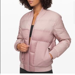 Lululemon Roam Far Wool Reversible Bomber Jacket